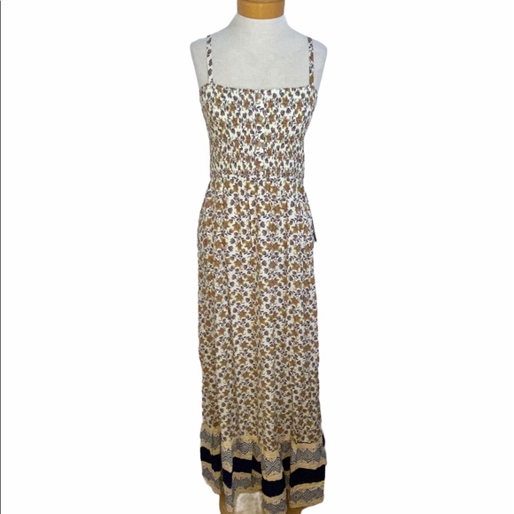 As U Wish Dresses & Skirts - As U Wish Boho Maxi Dress Peasant Spaghetti Straps